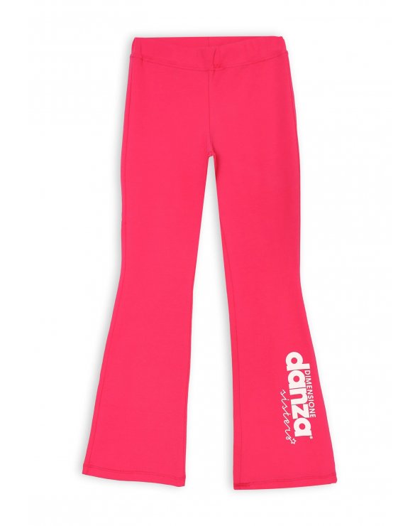 Completo fuxia Dimensione Danza bambina con logo stampato estate 2025