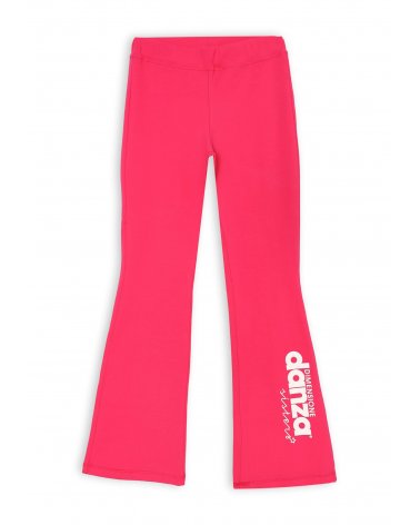 Completo fuxia Dimensione Danza bambina con logo stampato estate 2025