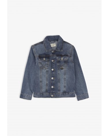 Giubbotto jeans bambino Roy Rogers blu denim primavera estate 2025