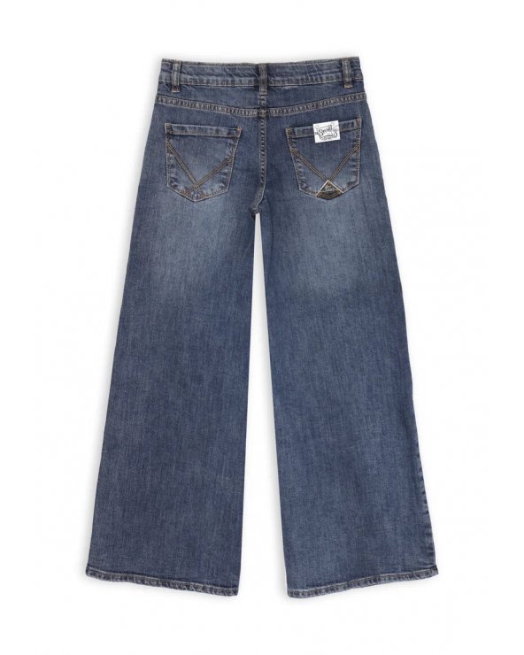 Jeans ampi Roy Rogers bambina vita regolabile primavera estate 2025