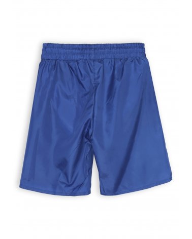 Costume Trussardi bambino blu royal con logo laterale estate 2025
