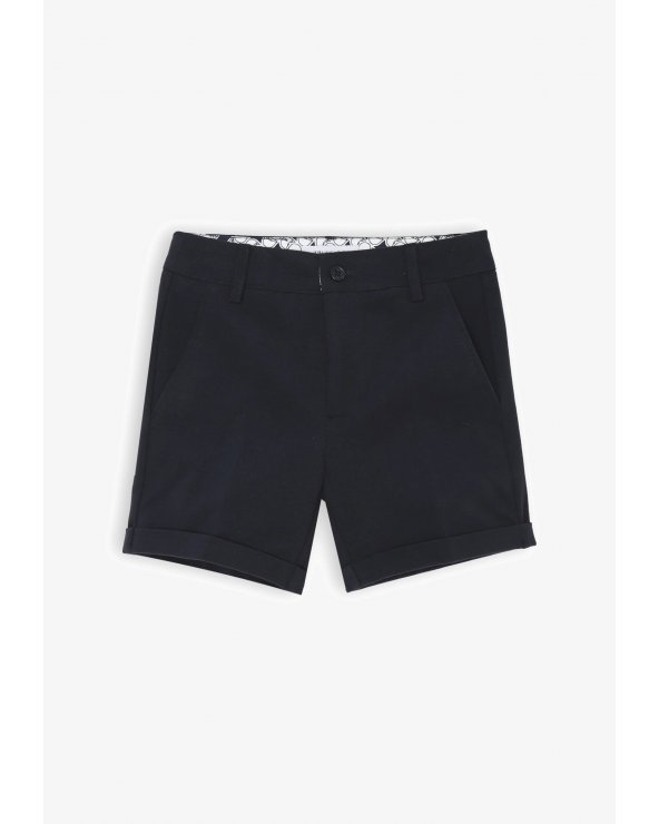 Bermuda blu Trussardi baby elegante estivo per neonato linea dritta