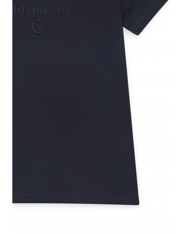 Maglia blu Trussardi Milano 1911 in cotone per bambino regular fit