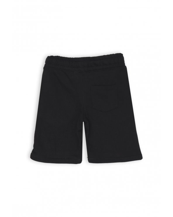Completo estivo bianco fluo Richmond bambino in cotone con pantaloncino nero