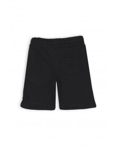 Completo estivo bianco fluo Richmond bambino in cotone con pantaloncino nero