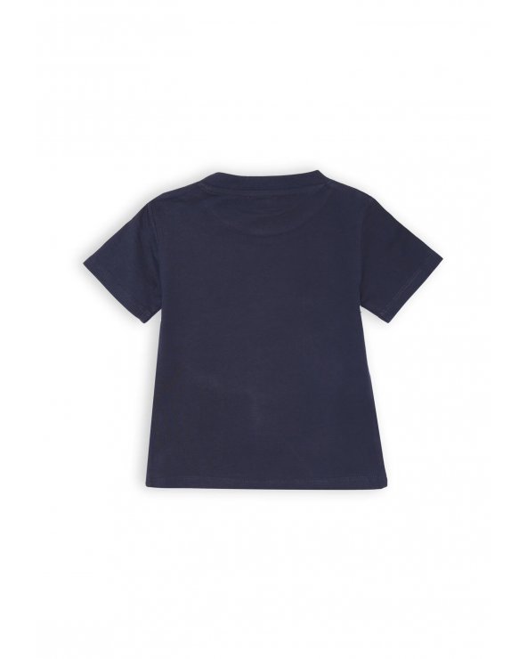Maglietta blu Trussardi Milano 1911 neonato cotone regular fit estate 2025