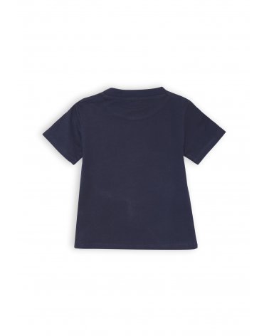 Maglietta blu Trussardi Milano 1911 neonato cotone regular fit estate 2025