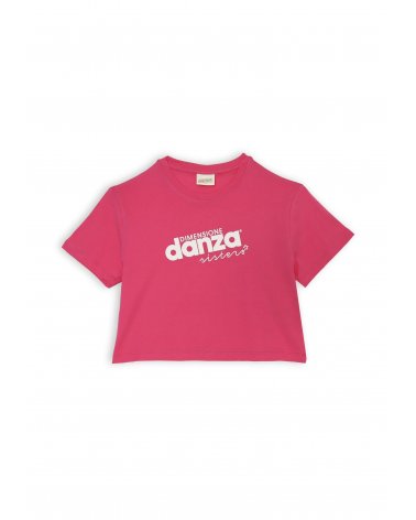 Completo Dimensione Danza bambina fucsia cotone sportivo estate 2025