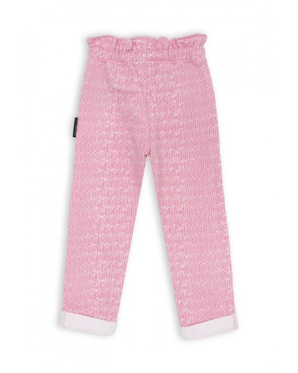 Tuta bambina John Richmond bianca e rosa con logo e zip primavera 2025