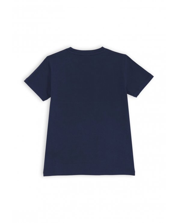 Completo Iceberg blu e bianco bambino estate 2025 con stampa logo a contrasto