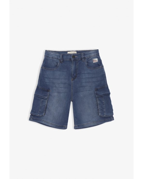Bermuda denim Roy Rogers bambino tasconi cargo primavera estate 2025
