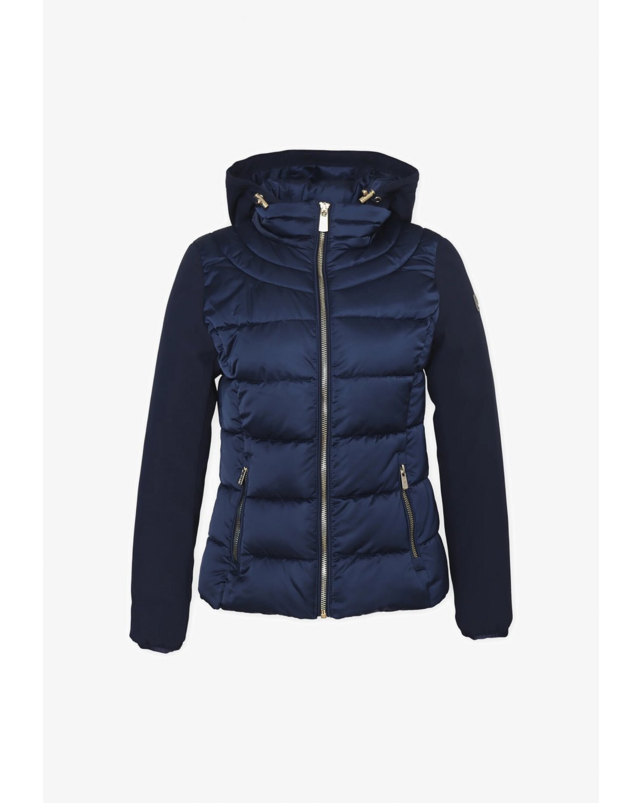 Piumino Yes Zee Blu Bambina 6-16 Anni con Cappuccio Removibile