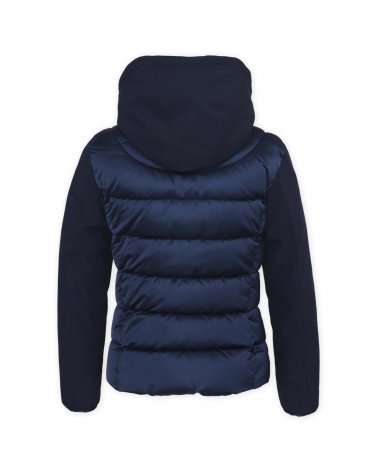 Piumino Yes Zee Blu Bambina 6-16 Anni con Cappuccio Removibile