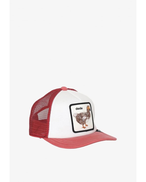 Cappello trucker Goorin Bros dodo bianco rosso bambino ragazzo snapback