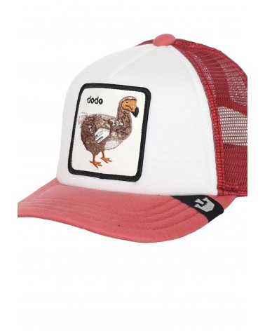 Cappello trucker Goorin Bros dodo bianco rosso bambino ragazzo snapback