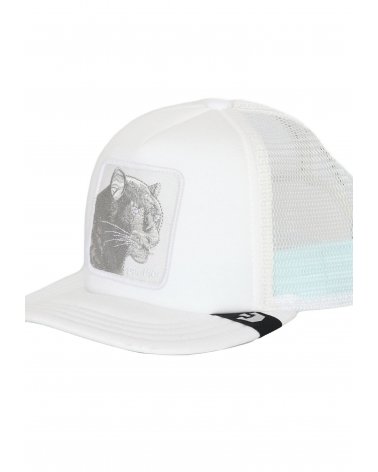 Cappello trucker Goorin Bros pantera bianco total white bambino ragazzo