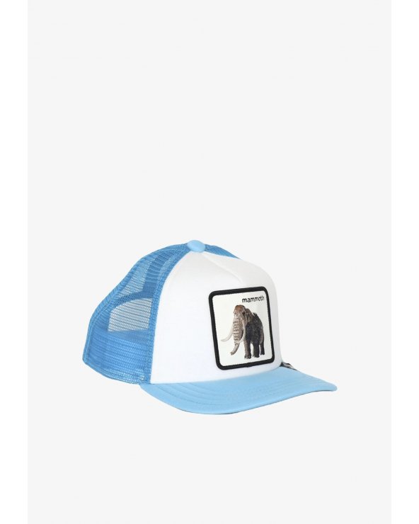 Cappello trucker Goorin Bros mammut azzurro bianco bambino ragazzo