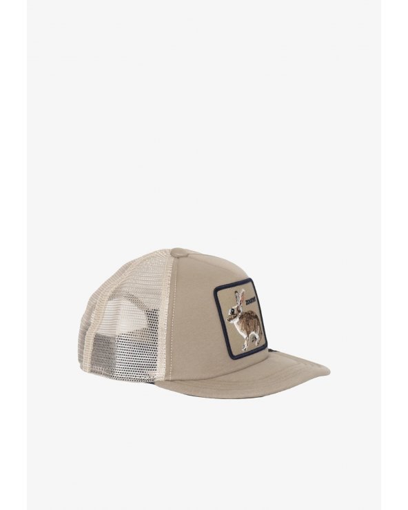 Cappello trucker Goorin Bros coniglio beige bambino ragazzo snapback