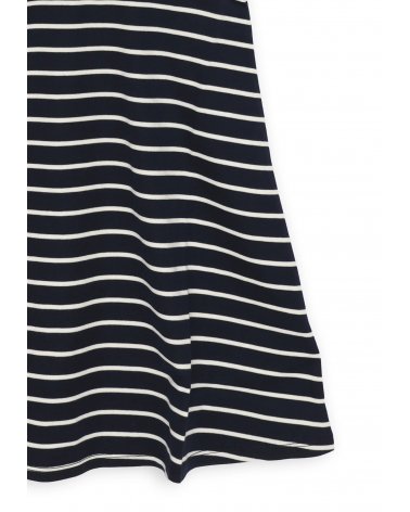 Vestito Tommy Hilfiger righe blu e bianche bambina cotone 2-16 anni