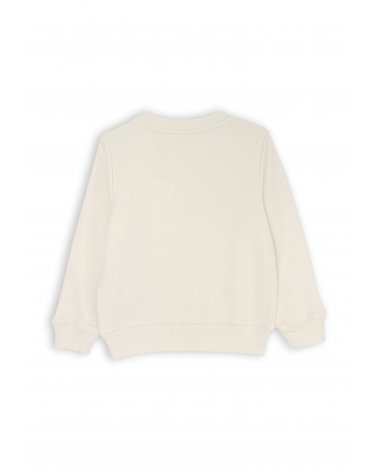 Calvin Klein felpa beige unisex bambino cotone stampa CK junior 2025