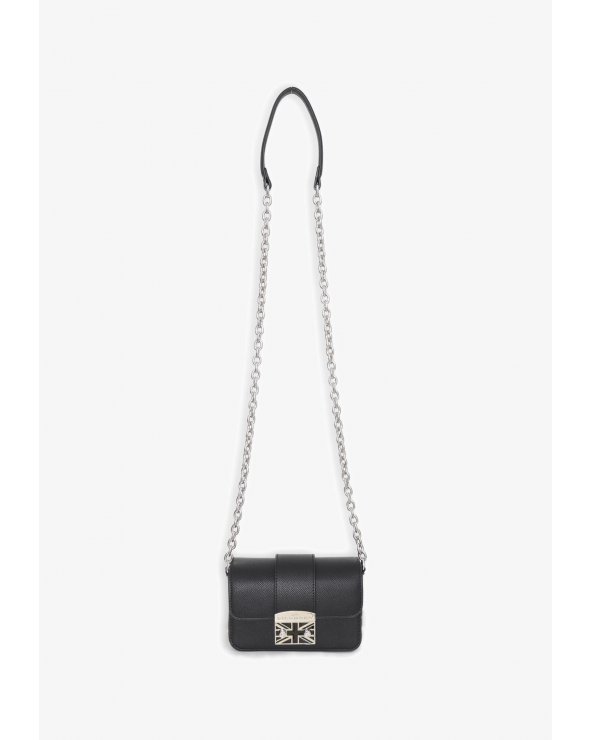 John Richmond Borsa a Tracolla Bambina Black Ecopelle Elegante