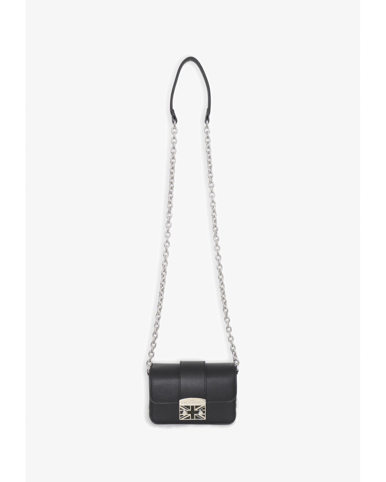 John Richmond Borsa a Tracolla Bambina Black Ecopelle Elegante