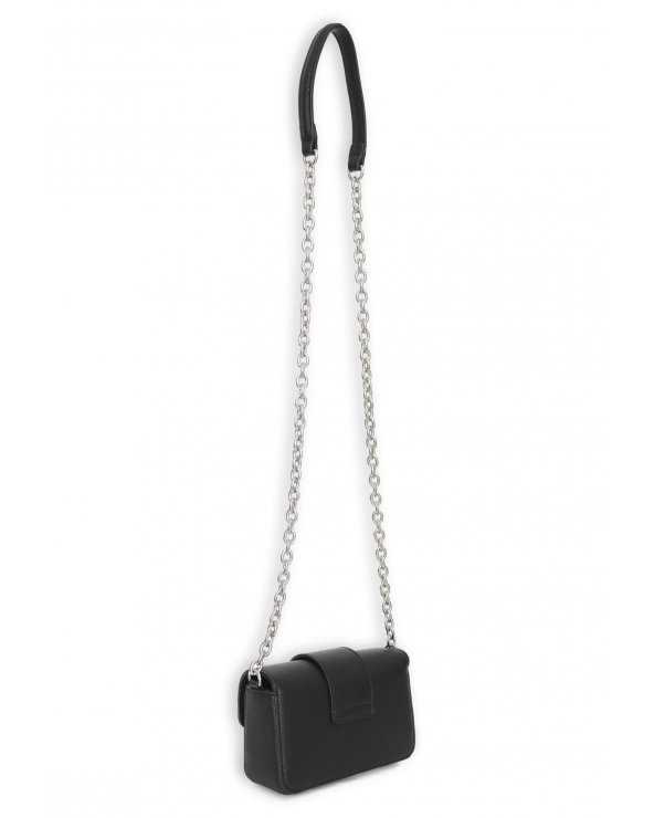 John Richmond Borsa a Tracolla Bambina Black Ecopelle Elegante