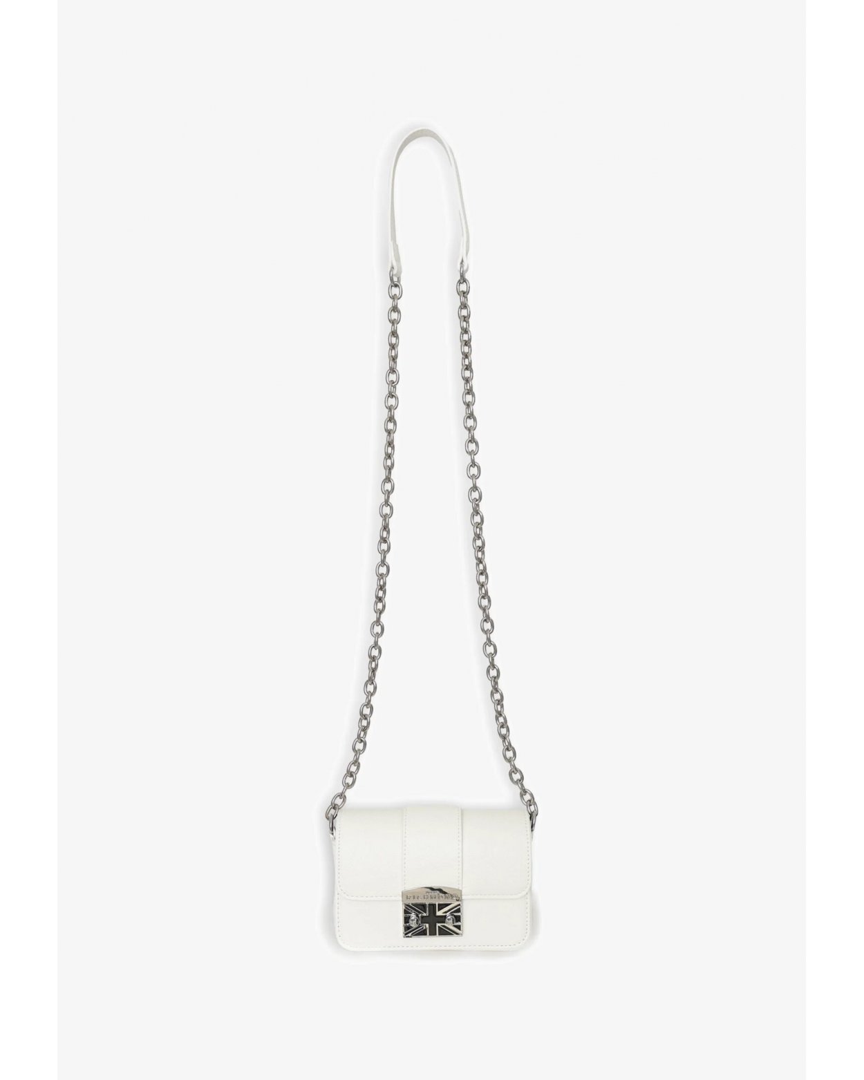 John Richmond Borsa a Tracolla Bambina Bianco Ecopelle Elegante