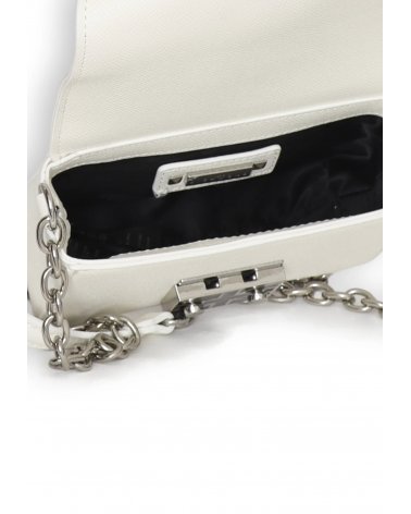 John Richmond Borsa a Tracolla Bambina Bianco Ecopelle Elegante