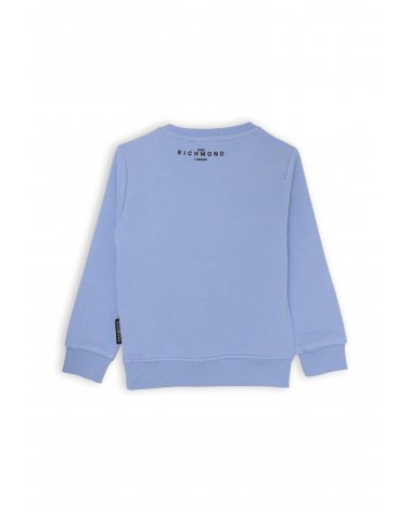 John Richmond Completo Felpa e Bermuda Neonato Light Blue 3-36 mesi Stampa Logo