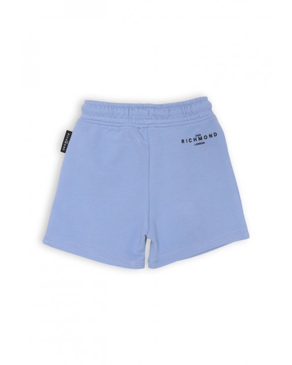 John Richmond Completo Felpa e Bermuda Neonato Light Blue 3-36 mesi Stampa Logo