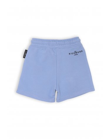 John Richmond Completo Felpa e Bermuda Neonato Light Blue 3-36 mesi Stampa Logo