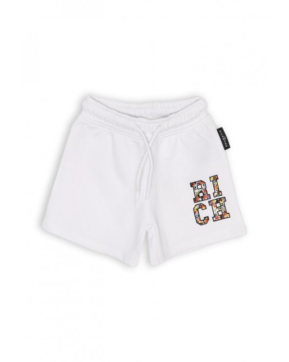 John Richmond Completo Felpa e Bermuda Neonato Off White 3-36 mesi Stampa Logo