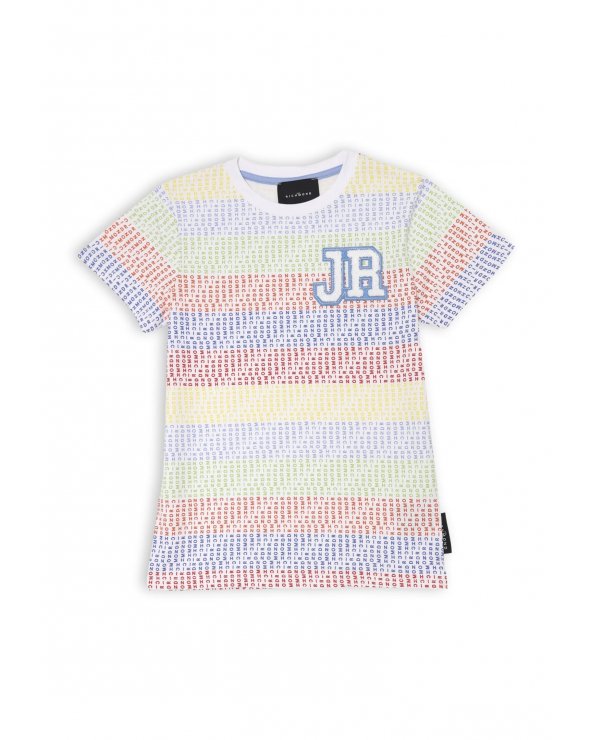 John Richmond Completo Set Bambino Off White Primavera Tessuto Cotone