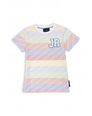John Richmond Completo Set Bambino Off White Primavera Tessuto Cotone