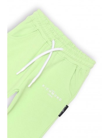 John Richmond Pantaloni Bambino 6-36 Mesi Verde Neon Primavera Coulisse Bianca