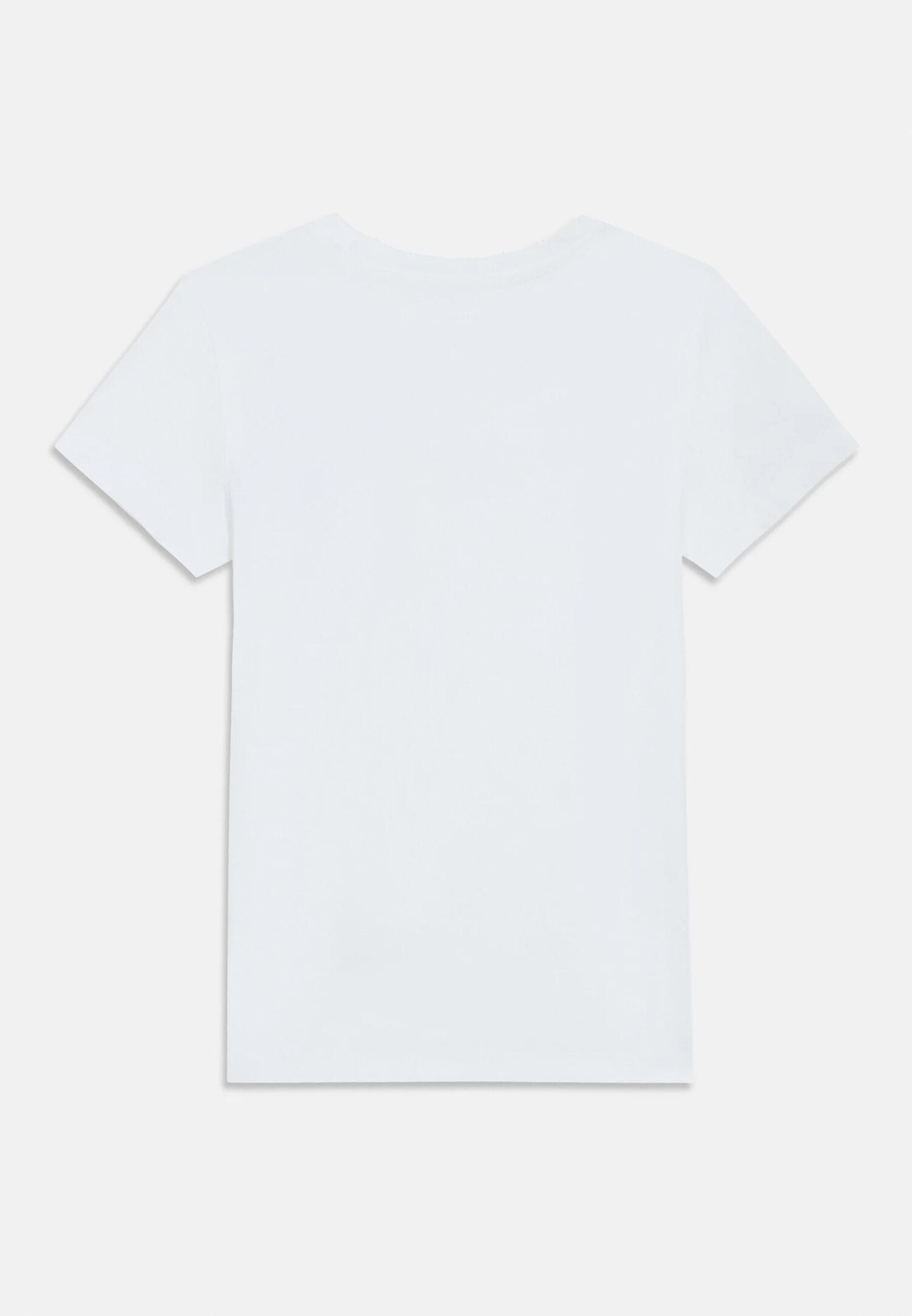 Calvin Klein Tshirt Bianca Bambina Maniche Corte In Jersey Scuola PE26