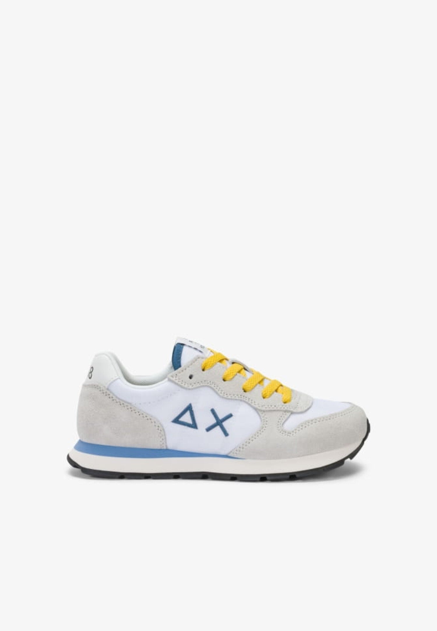 Sun68 Kids Scarpe Bianche Con Logo Blu Sul Lato Bambino Z36301T_