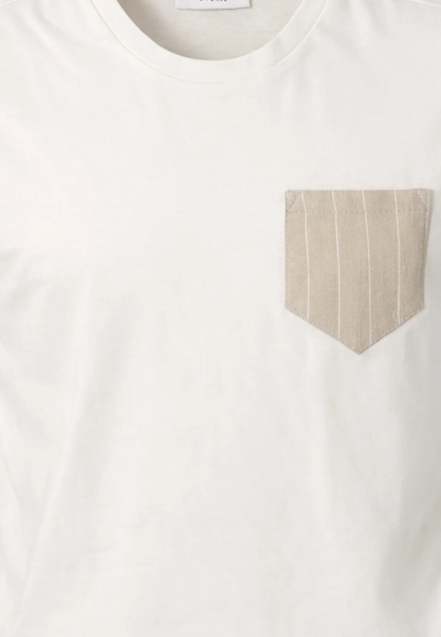 Overd Tshirt Panna Taschino Beige Bambino Maniche Corte - OK261399_
