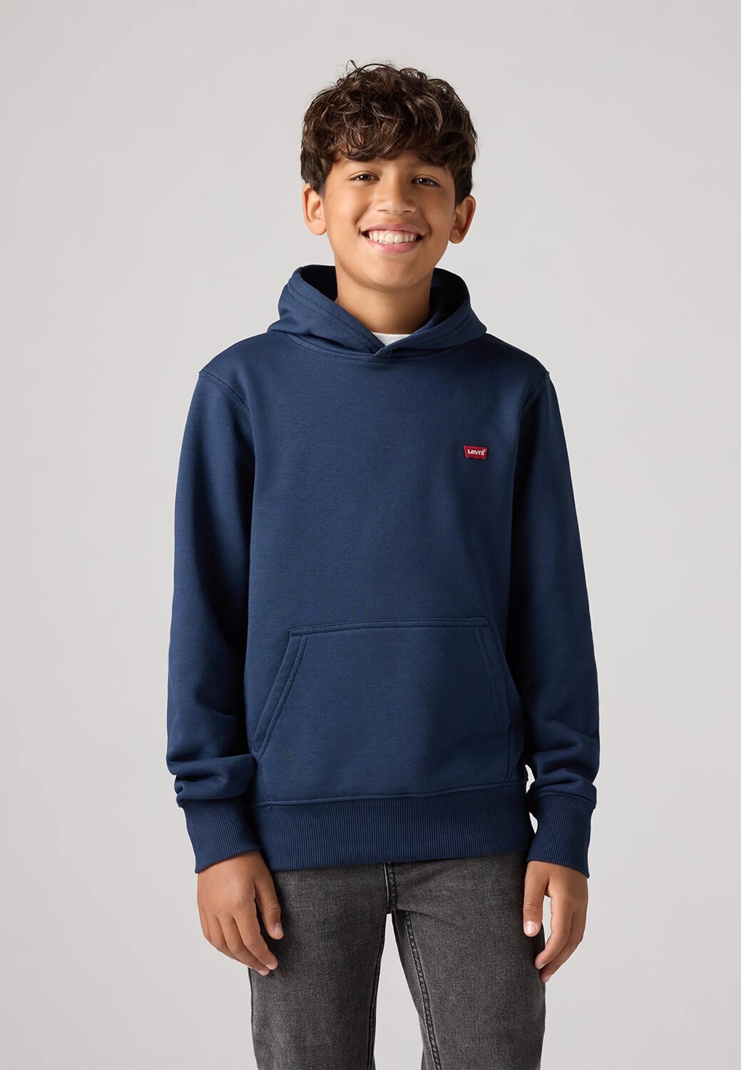 Levi’s Felpa con Cappuccio Bambino Mini Batwing – Blu Navy