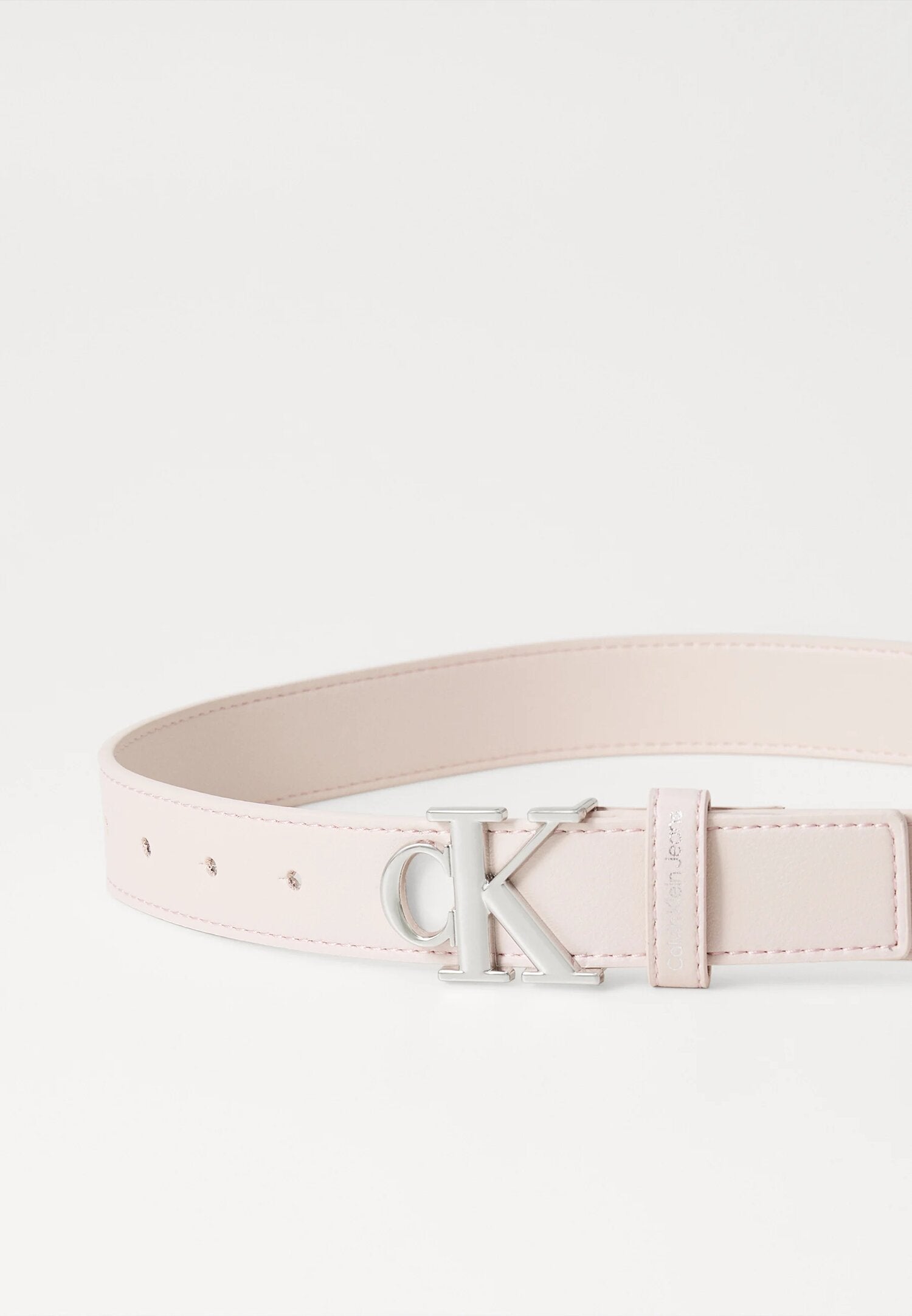 Calvin Klein cintura bambina ragazza rosa con fibbia logo CK junior