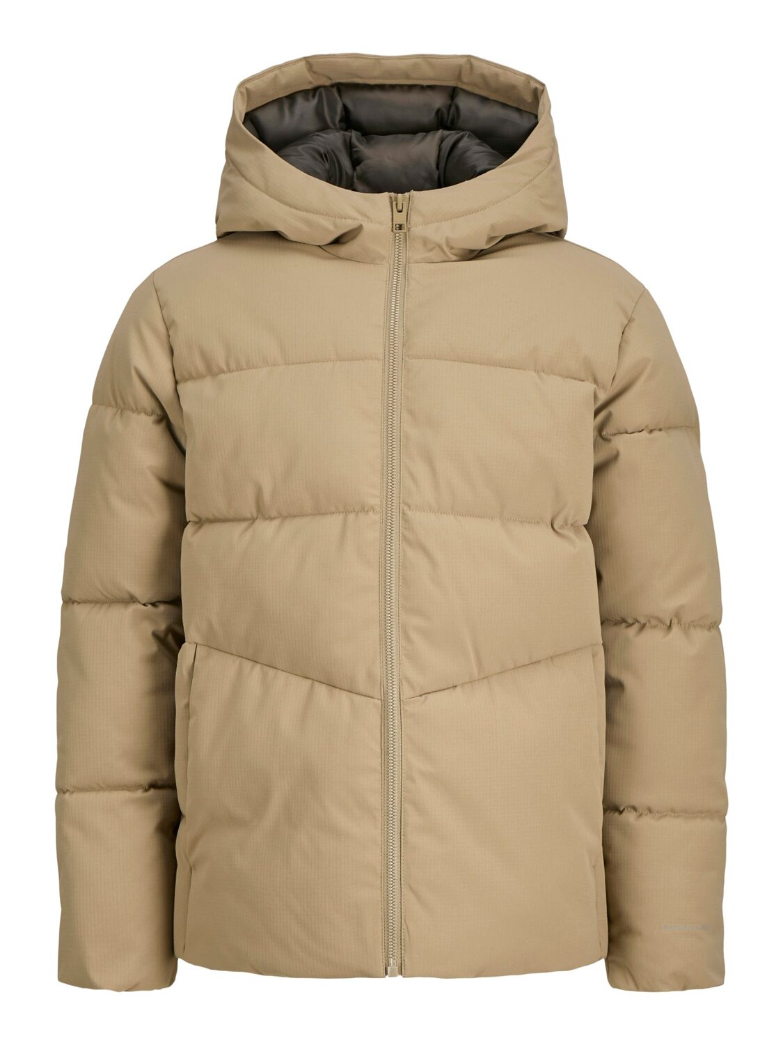 Jack & Jones Junior Giubbotto Beige Bambino Bomber In Poliestere Con Cappuccio