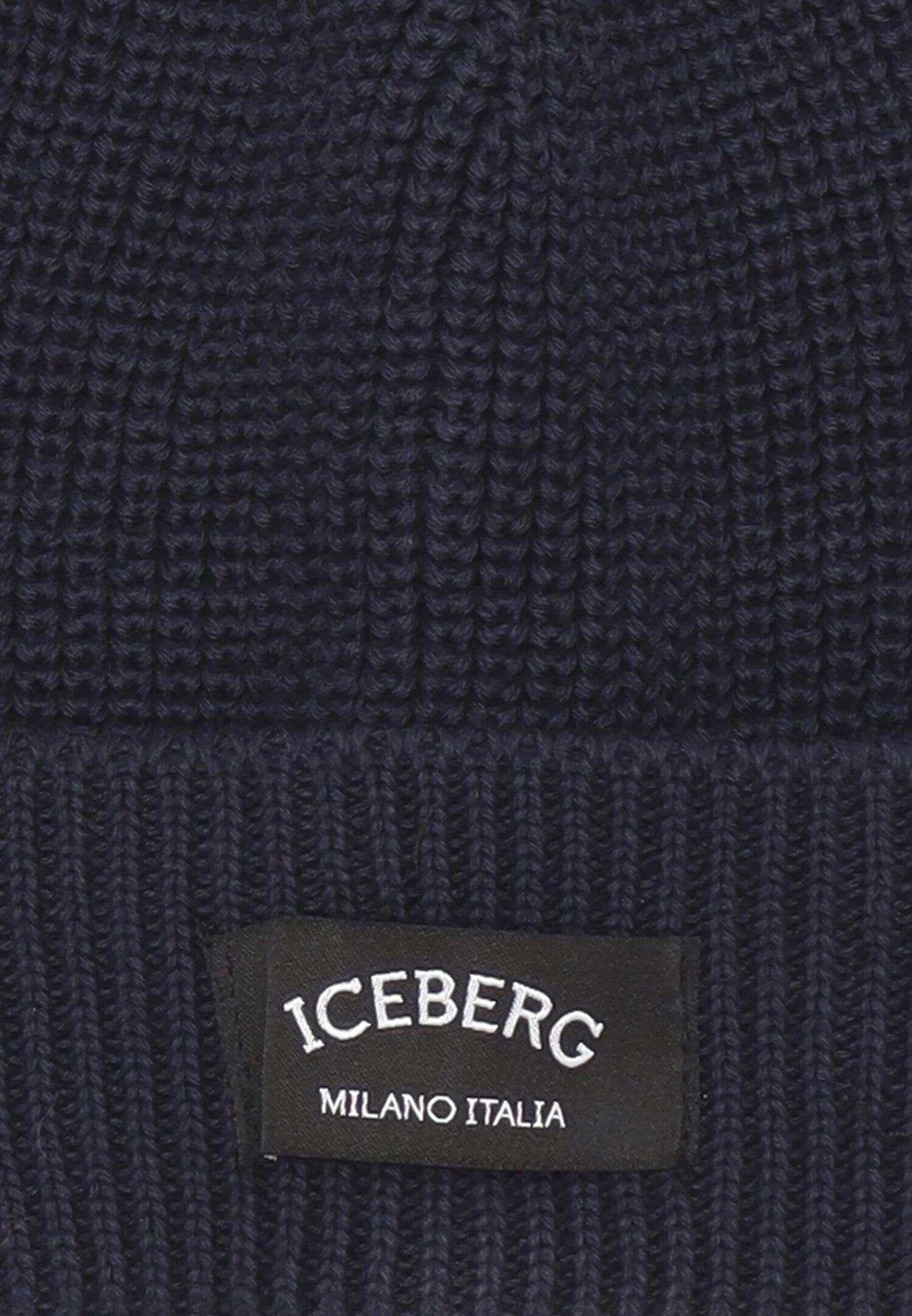 Iceberg Cappello Blu Neonato In Cotone Cuffia Uso Quotidiano AI25