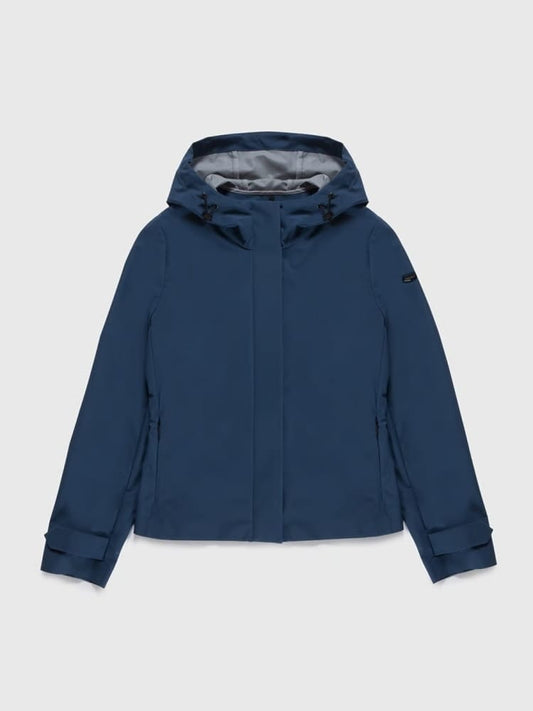 Refrigiwear giubbotto blu donna mini logo