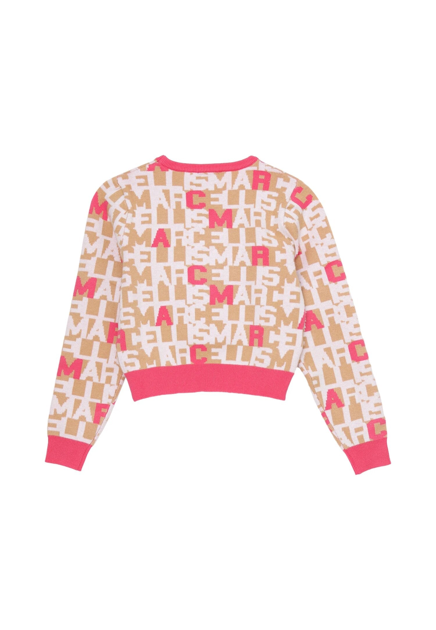 Marc Ellis Completo Rosa Bambina Con Gonna In Maglia Girocollo Elegante AI25