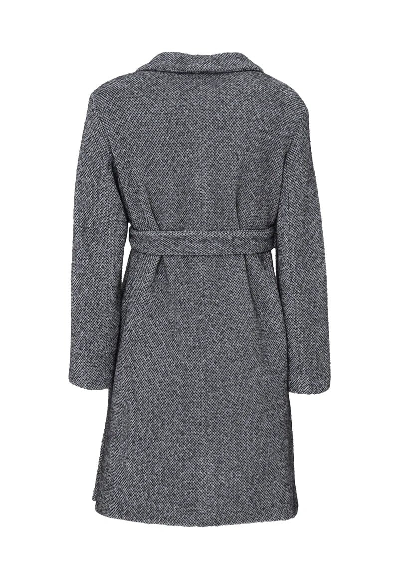 Kocca Cappotto Grigio Bambina In Tessuto Scollo a v | Elegante AI25 | CammarataMode