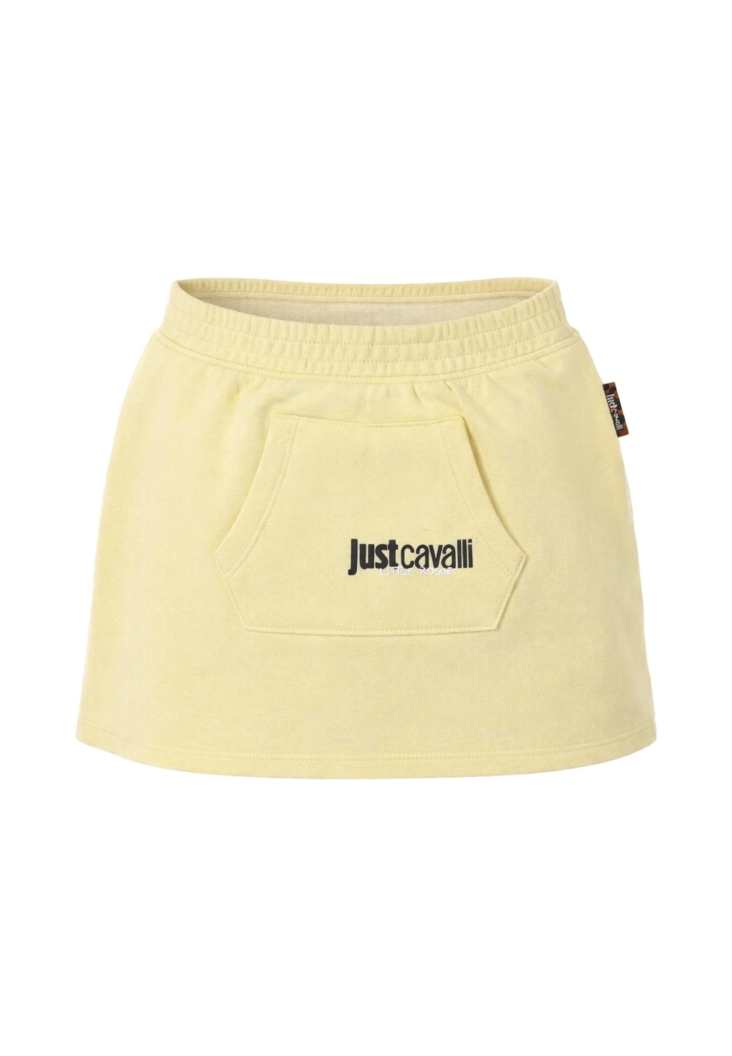 Just Cavalli Completo t-Shirt Nera e Gonna Gialla Neonata JIP26035CJ_