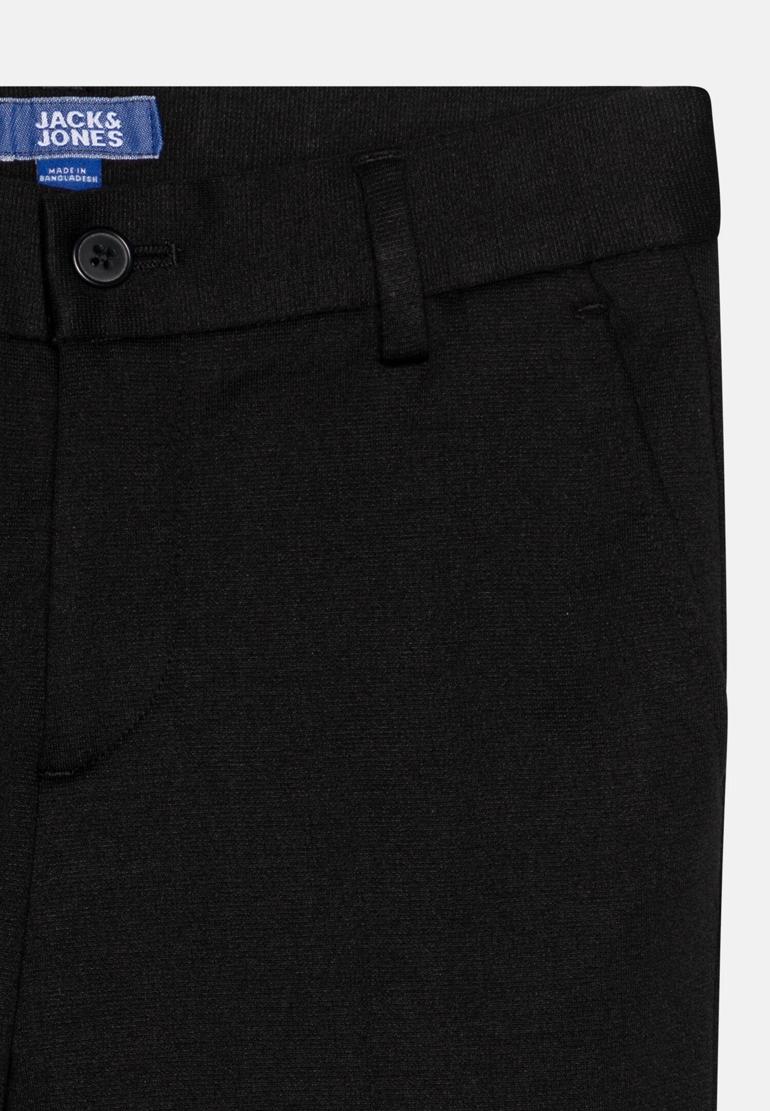 Jack & Jones pantaloni bambino ragazzo neri eleganti affusolati