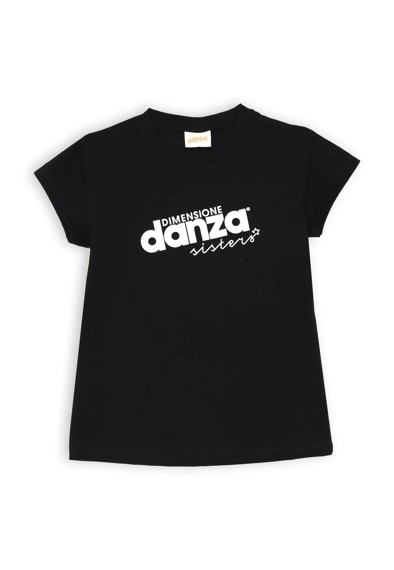 Black complete Danza size girl with white print summer 2025 - NERO | CammarataMode