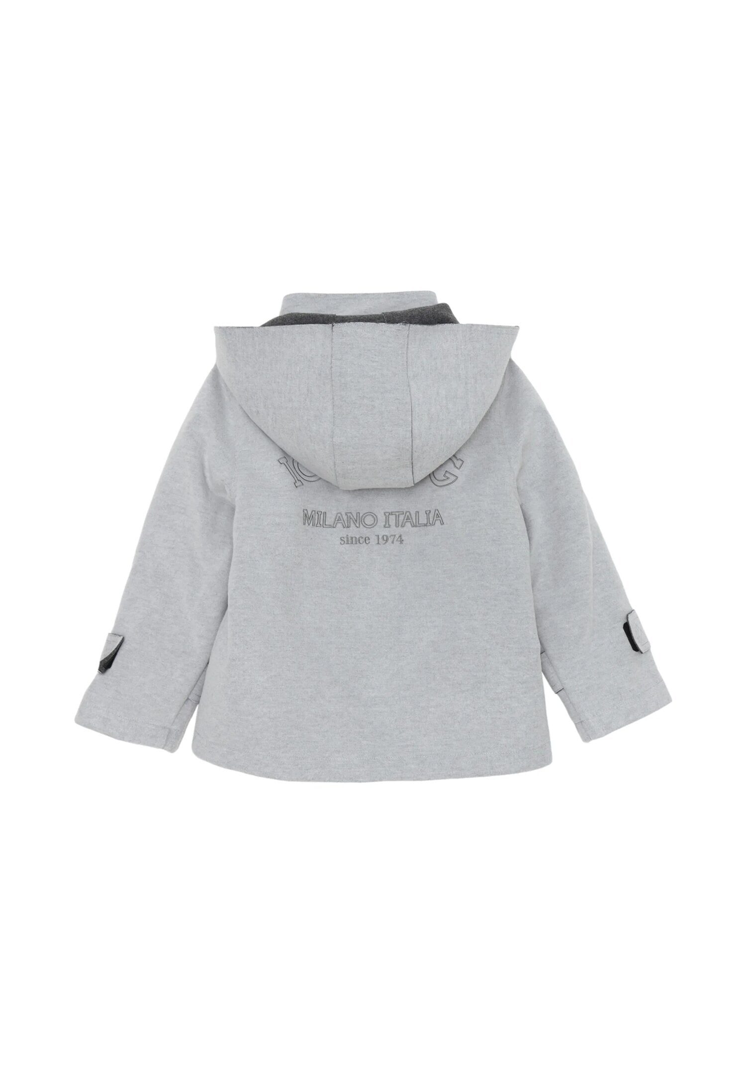 Iceberg Giubbotto Grigio Bambino In Viscosa Con Cappuccio | Stile Elegante AI25 | CammarataMode